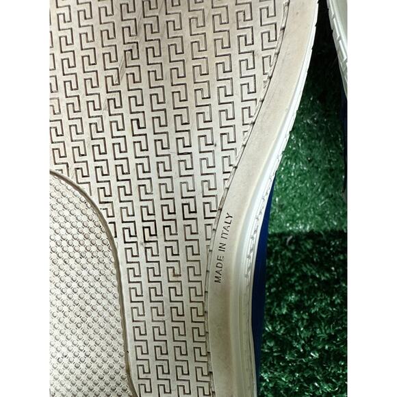 VERSACE Blue Croc Medusa Loafers Shoes Mens Size 41 - Picture 10 of 11